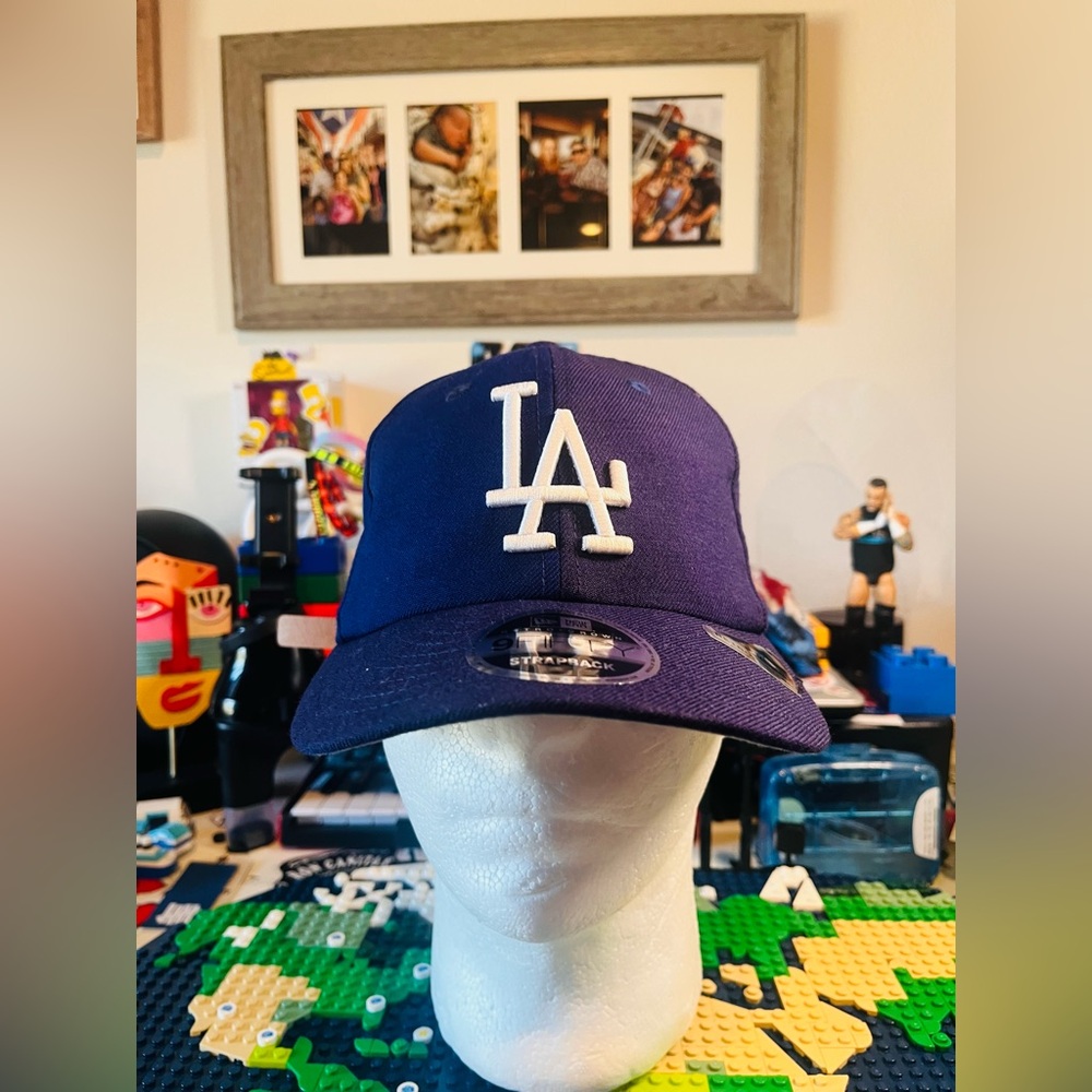 New Era Los Angeles Dodgers 'Woollen Shades' 9FIFTY High Crown Strapback cap.